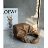 Loewe Small Squeeze Bag in Brown Nappa Lambskin  535