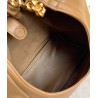 Loewe Small Squeeze Bag in Brown Nappa Lambskin  535