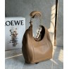 Loewe Small Squeeze Bag in Brown Nappa Lambskin  535