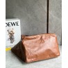 Loewe Fold Shopper Bag in Brown Paper Calfskin 565