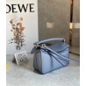 Loewe Puzzle Mini Bag In Atlantic Blue Calfskin Leather 633