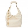 Loewe Small Squeeze Bag in White Nappa Lambskin 568