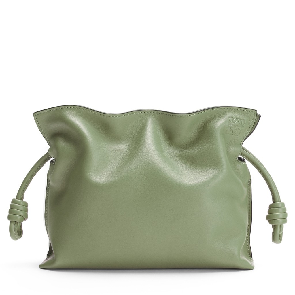 Loewe Flamenco Clutch In Rosemary Nappa Leather 637