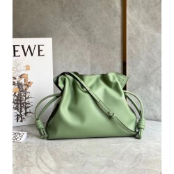 Loewe Flamenco Clutch In Rosemary Nappa Leather 637