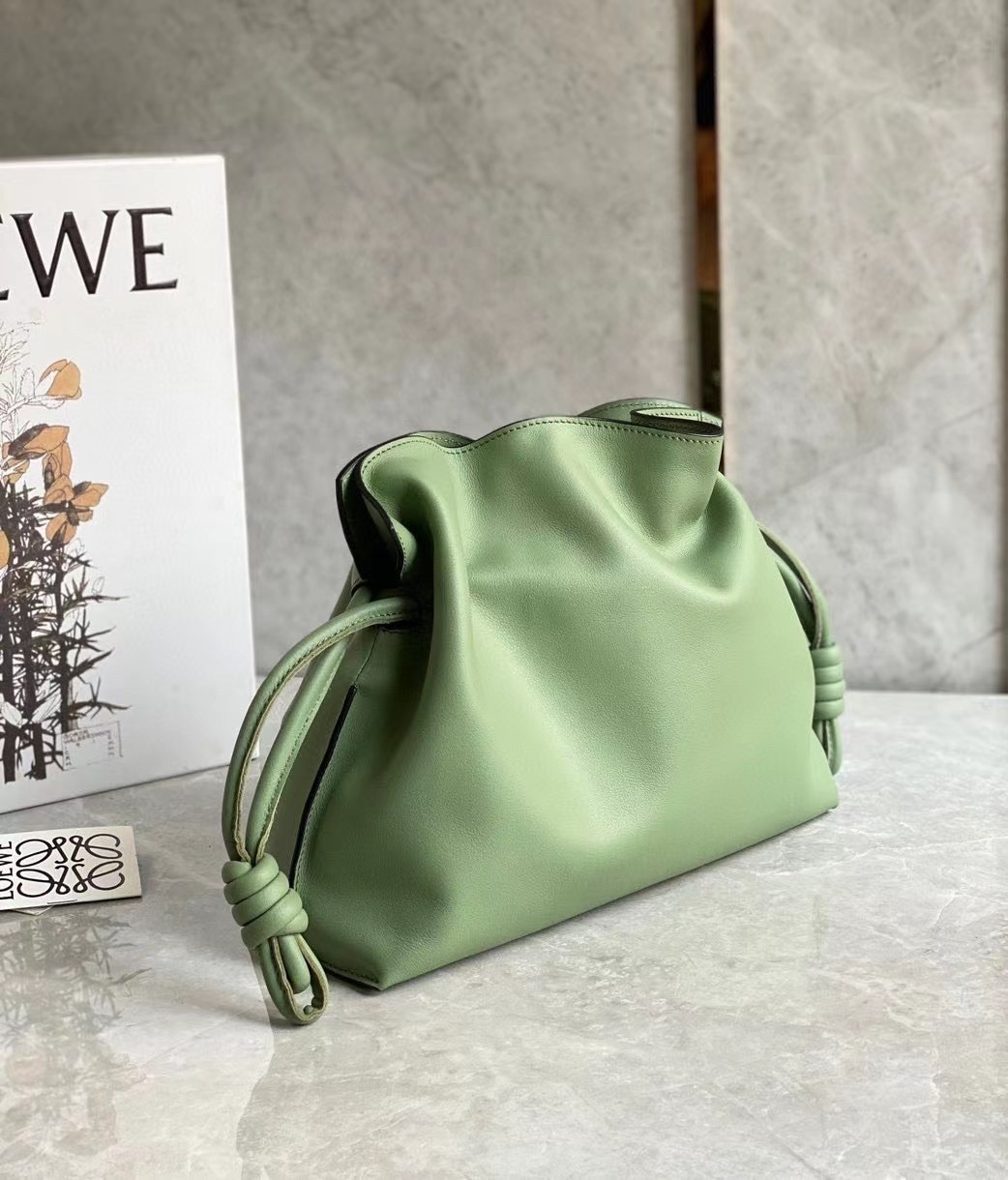 Loewe Flamenco Clutch In Rosemary Nappa Leather 637