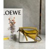 Loewe Puzzle Mini Bag In Ochre/White/Taupe Calfskin 237