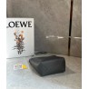 Loewe Mini Puzzle Fold Tote Bag in Grey/Dark Grey Calfskin 475