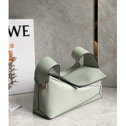 Loewe Puzzle Hobo Bag In Light Celadon Nappa Calfskin 563