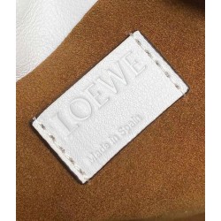 Loewe Flamenco Mini Clutch In White Nappa Leather 635