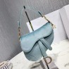 Dior Mini Saddle Bag In Sea Green Velvet 568