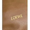 Loewe Medium Squeeze Bag in Brown Nappa Lambskin 532