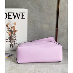 Loewe Puzzle Hobo Bag In Pink Nappa Calfskin 581