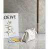 Loewe Flamenco Nano Clutch In White Nappa Leather 664