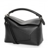 Loewe Puzzle Medium Bag In Black Classic Calfskin 702