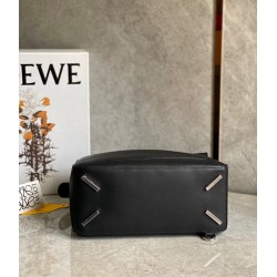 Loewe Puzzle Medium Bag In Black Classic Calfskin 702