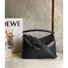 Loewe Puzzle Medium Bag In Black Classic Calfskin 702