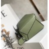 Loewe Puzzle Mini Bag In Avocado Green Calfskin 731