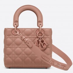 Dior Lady Dior My ABCDior Bag In Blush Ultramatte Calfskin 077
