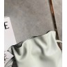 Loewe Flamenco Clutch In Ash Grey Nappa Leather 147