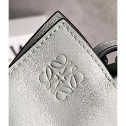 Loewe Flamenco Clutch In Ash Grey Nappa Leather 147