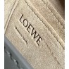 Loewe Gate Dual Mini Bag In Grey Calfskin 538