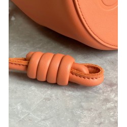 Loewe Small Sailor Bucket Bag In Orange Nappa Leather 585