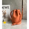 Loewe Small Sailor Bucket Bag In Orange Nappa Leather 585