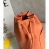 Loewe Small Sailor Bucket Bag In Orange Nappa Leather 585