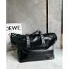 Loewe Fold Shopper Bag in Black Paper Calfskin  634