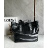 Loewe Fold Shopper Bag in Black Paper Calfskin  634