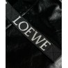 Loewe Fold Shopper Bag in Black Paper Calfskin  634