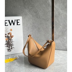 Loewe Mini Hammock Hobo Bag in Light Brown Calfskin 666