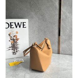Loewe Mini Hammock Hobo Bag in Light Brown Calfskin 666