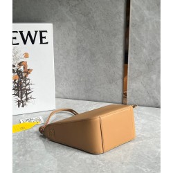 Loewe Mini Hammock Hobo Bag in Light Brown Calfskin 666