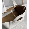 Loewe Hammock Nugget Bag In White Calfskin 400