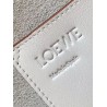 Loewe Small Balloon Bucket Bag In White Calfskin 460