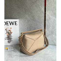 Loewe Puzzle Medium Bag In Sand Grained Calfskin  726