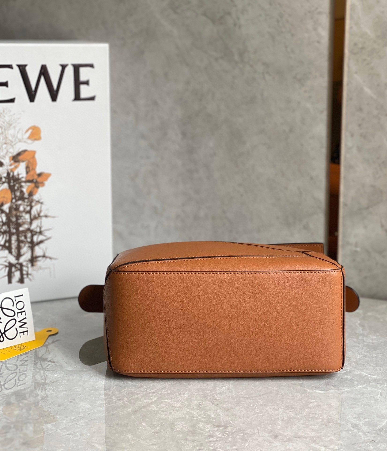 Loewe Puzzle Small Bag In Tan Classic Calfskin 944