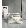 Loewe Puzzle Edge Small Bag In White Satin Calfskin 971