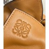 Loewe Flamenco Clutch In Brown Nappa Leather 998