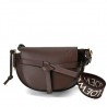 Loewe Mini Gate Dual Bag In Chocolate Calfskin 065