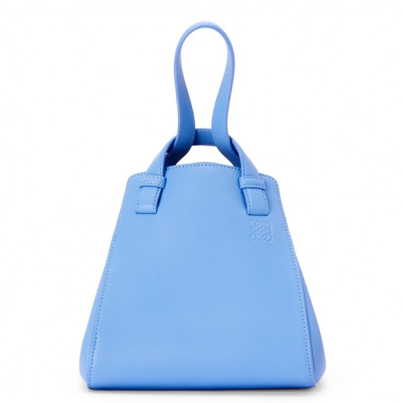 Loewe Hammock Nugget Bag In Celestine Blue Calfskin 120