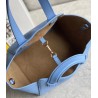 Loewe Hammock Nugget Bag In Celestine Blue Calfskin 120