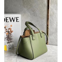 Loewe Hammock Nugget Bag In Avocado Green Calfskin 152