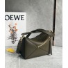 Loewe Puzzle Small Bag In Dark Green Classic Calfskin 196