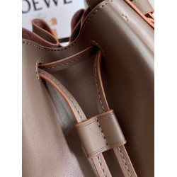 Loewe Medium Balloon Bucket Bag In Taupe Calfskin 223