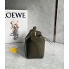 Loewe Puzzle Small Bag In Dark Green Classic Calfskin 196