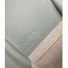 Loewe Mini Hammock Drawstring Bag In Ash Grey Calfskin 286