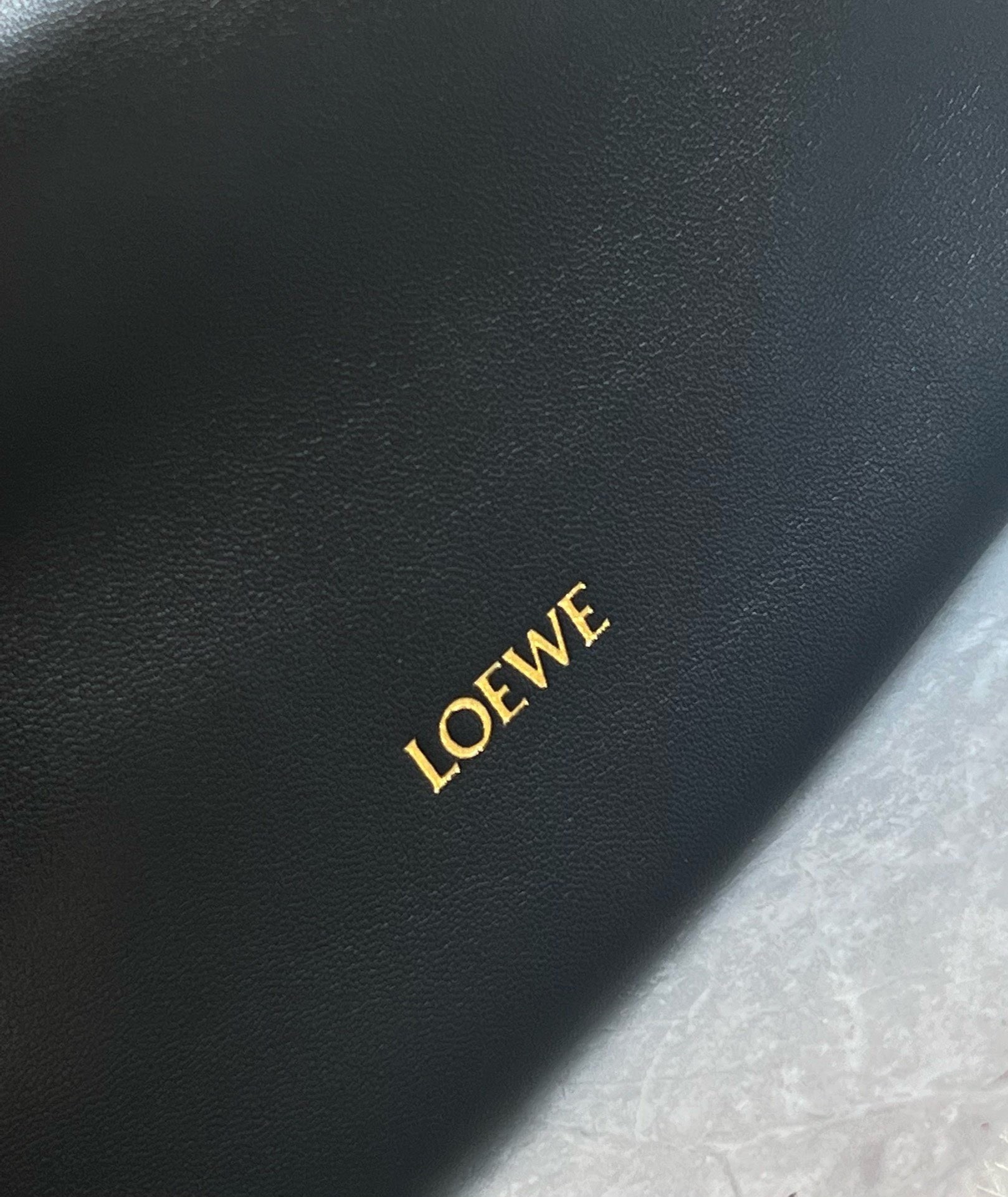 Loewe Medium Squeeze Bag in Black Nappa Lambskin 343