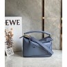 Loewe Puzzle Small Bag In Atlantic Blue Calfskin Leather 459